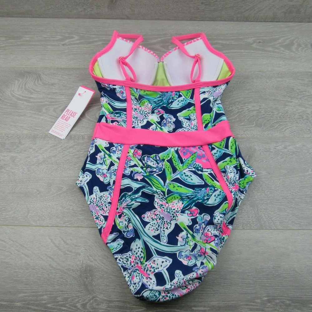 Lilly Pulitzer Palma Sway This Way Deep Sea Navy 4 - Picture 5 of 12